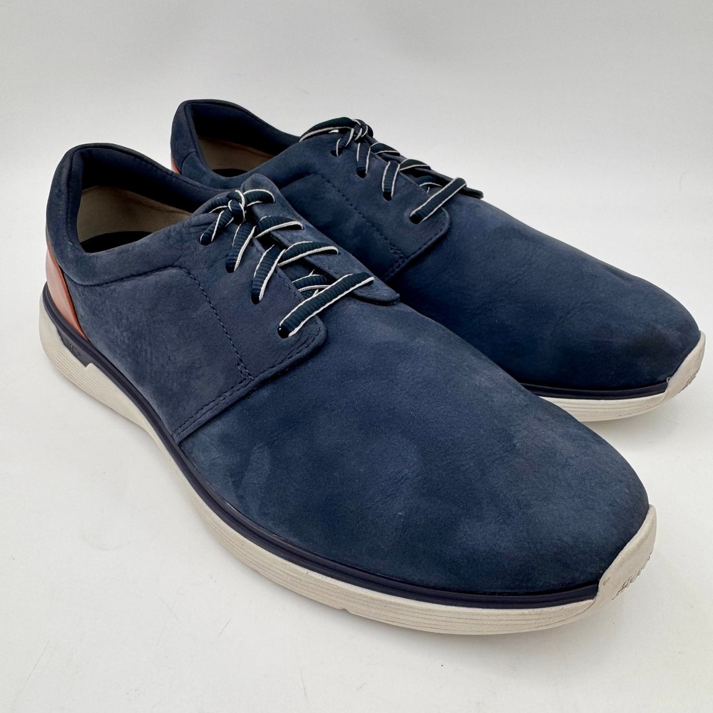 Johnston & Murphy XC4 TRUFOAM Prentiss Navy Nubuck Waterproof Shoes Size Men 11M